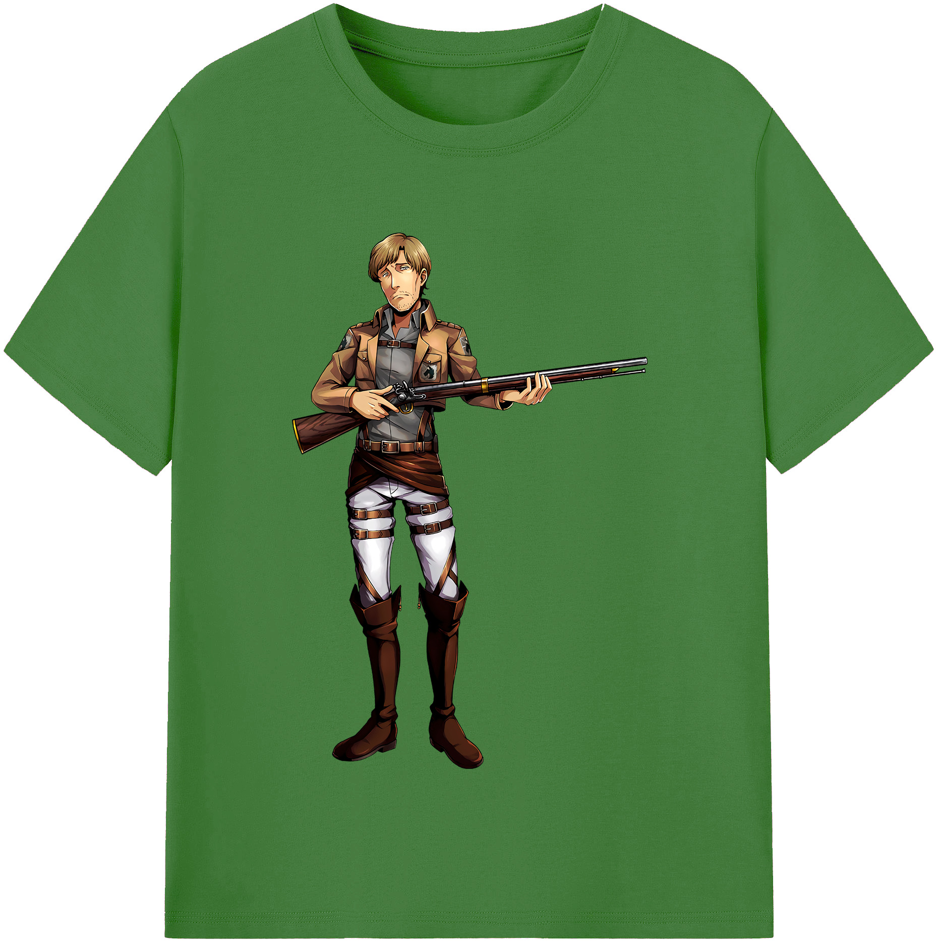 （画像用） 進撃の巨人 Attack on Titan レディースカジュアルプリントTシャツ（綿100％）